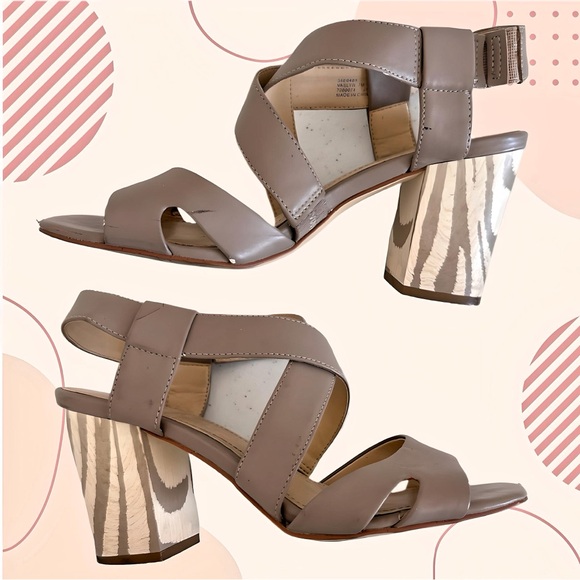 Calvin Klein Slingback Strappy Heeled Sandals - Picture 7 of 8